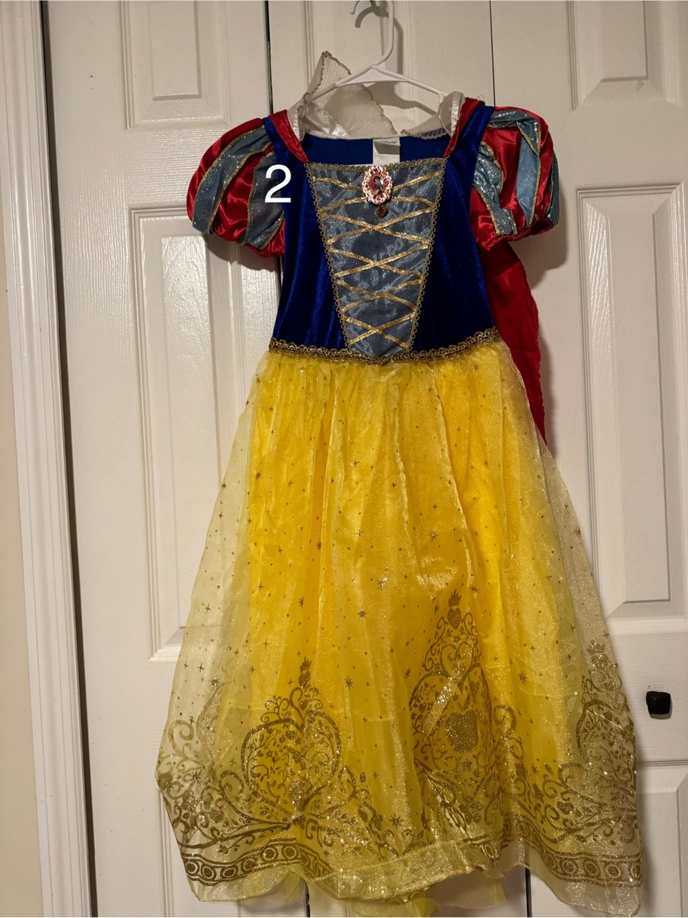 Disney Snow White Inspired Yellow, Blue & Red Princess Costume